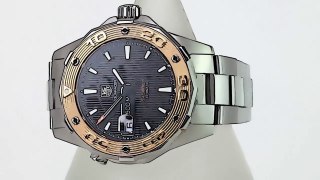 Tag Heuer Aquaracer Steel and Yellow Gold