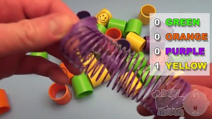 Learn Colours with Smiley Face Slinkies! Fun Learning Contest