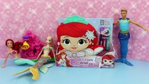 Mermaid Toys! Ariel Disney Frozen Elsa, Anna Mermaids Doh
