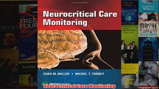 Neurocritical Care Monitoring