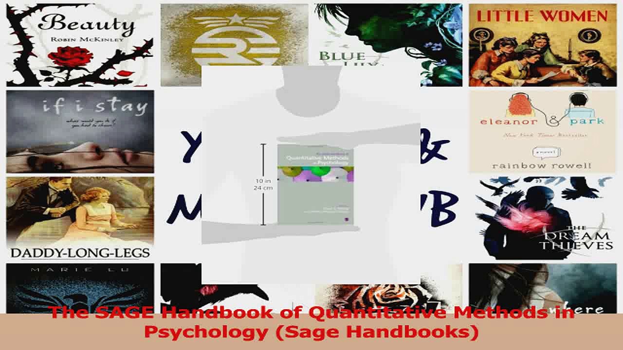 PDF Download  The SAGE Handbook of Quantitative Methods in Psychology Sage Handbooks Download Online