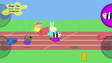 Peppa Pig Sportdag Hindernisloop Best ipad app voor kinderen Top spel over Peppa varken
