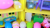 Peppa Pig Surprise Egg Learn-A-Word! Spelling Words Lesson 2 Dollhouse Educational Toy Video