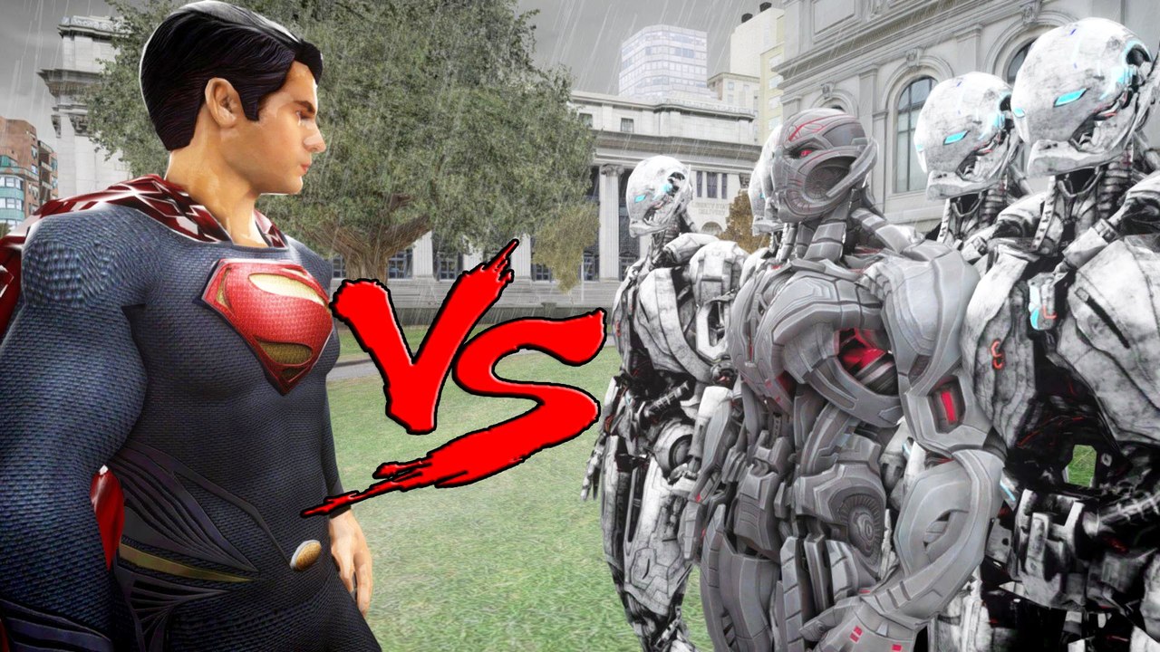 SUPERMAN VS ULTRON - EPIC BATTLE
