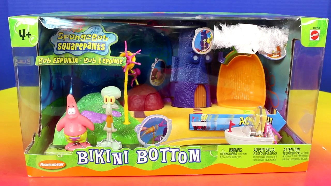 Nickelodeon Talking SpongeBob SquarePants Squidward & Patrick With Playset