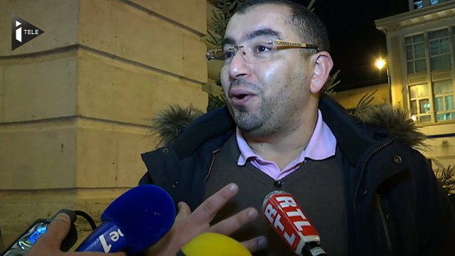 Des musulmans aident à surveiller l'église de Lens pendant la messe de Noël