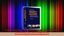 Lesen  Unternehmens und Marketingkommunikation Handbuch für ein integriertes Ebook Frei