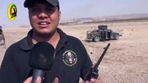 شاهد الحشد الشعبي يحرق الارض تحت اقدام كلاب داعش