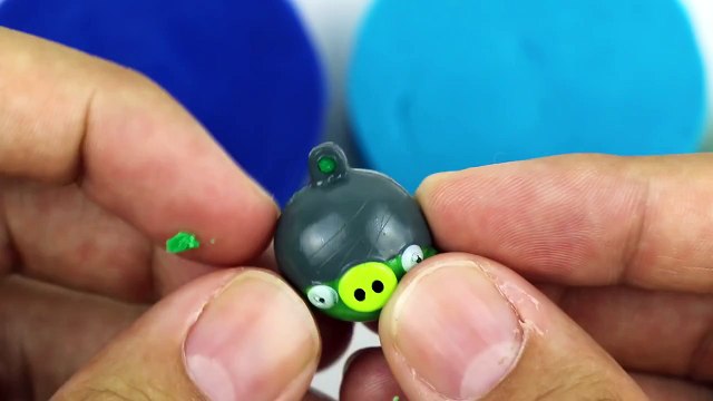 shopkins Peppa Pig Play Doh Colors Frozen Surprise Eggs Angry Birds Spongebob Toys spongebob