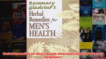 Herbal Remedies for Mens Health Rosemary Gladstars Herbal Remedies