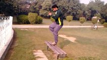 adil bin talat pakistan taekwondo champion bench knee up training