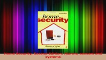 PDF Download  Home Security Second Edition Alarms sensors and systems Read Full Ebook