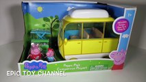 PEPPA PIG Camper Van Playset Unboxing & Pretend Time with Peppa Pig and Daddy Pig by EpicToyChannel