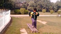 adil bin talat pakistan taekwondo champion bench side step up training