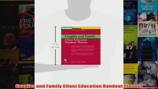 Couples and Family Client Education Handout Planner