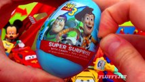 Robot Saves Buzz Lightyear Surprise Eggs Unboxing Stop Motion Toy Story Barbie Disney Pixar Toys
