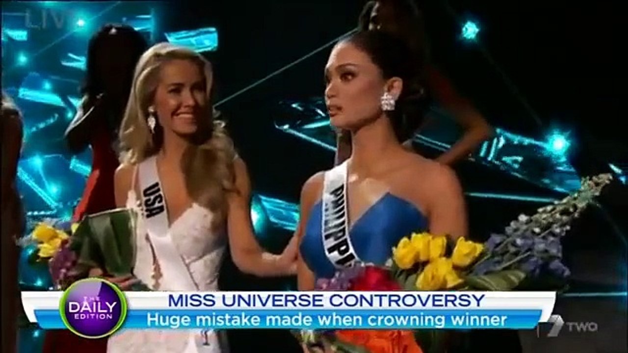 HD  (FULL) Steve Harvey Messes Up On Miss Unive...
