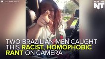 Watch How these Guys Reacted when an Insane White Woman Started Racist Rant against Muslims