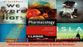 Katzung  Trevors Pharmacology Examination and Board Review11th Edition Katzung  Download