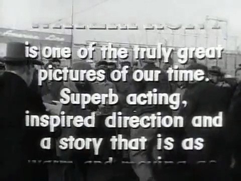 On the Waterfront (Rıhtımlar Üzerinde) - Trailer Marlon Brando, Karl Malden, Lee J. Cobb, Elia Kazan, Budd Schulberg
