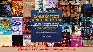 How to Prepare for the Correction Officer Examination Barrons Correction Officer Exam PDF