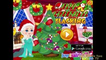 Frozen Baby Elsa Christmas Game Disney Princess Elsa Christmas Slacking Game for Kids