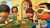 Bajay 4 Fanta Aur Snacks Tayaar Animated Cartoon Song for Kids