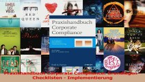 Lesen  Praxishandbuch Corporate Compliance Grundlagen  Checklisten  Implementierung Ebook Frei