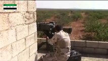 الفرقة 101 مشاة في الجيش الحر تدمّر دبابة للنظام بمعان في ريف حماه الشمالي بصاروخ تاو