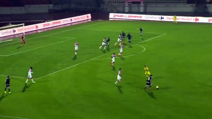 Le but de D. Da Cruz face à Evian (8ème Journée Evian 0-1 Red Star)