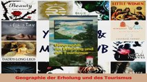 Download  Geographie der Erholung und des Tourismus PDF Frei
