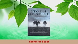 Read  Storm of Steel EBooks Online