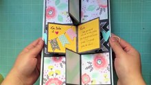 Papercraft TUTORIAL Tarjeta Pop Up-Pop Up Card Scrapbook DIY