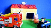 new peppa pig Fireman Sam Episode Paw Patrol Peppa Pig Mammy Pig FIRE Play-doh Animation