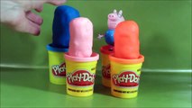 Play Doh Peppa Pig Family Playset Action Figures with Mummy Pig, George, Papa Pig Play Dough