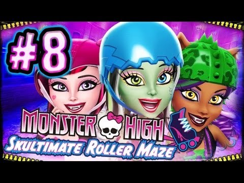 ☆ Monster High: Skultimate Roller Maze Walkthrough Part 8 (Wii, 3DS, DS) Full Gameplay ☆