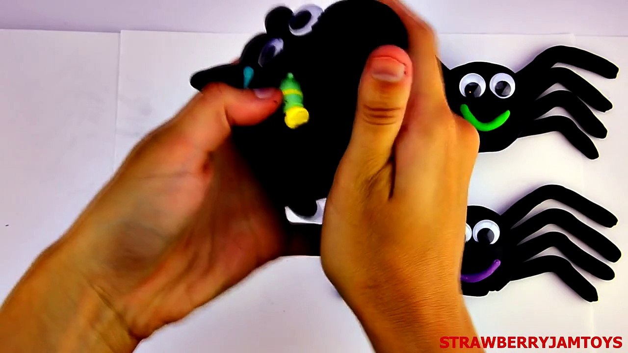 Scary Halloween Play Doh Shopkins Cars 2 Plants vs. Zombies Kinder Surprise StrawberryJamToys