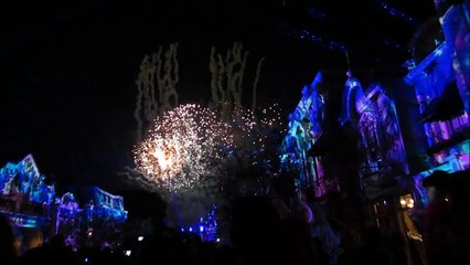 Magic Disneyland Forever Fireworks from Main Street Under