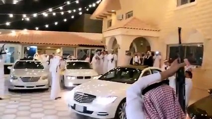 Arab Wedding Celebration with Guns