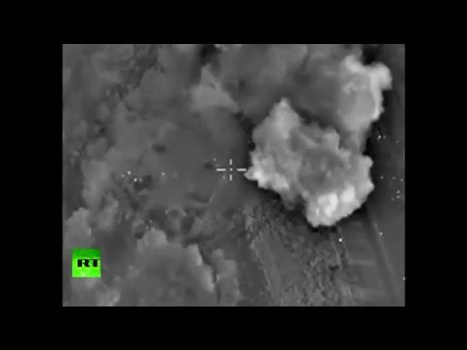 Combat cam: Russian Air Force target ISIS training camp in Syria