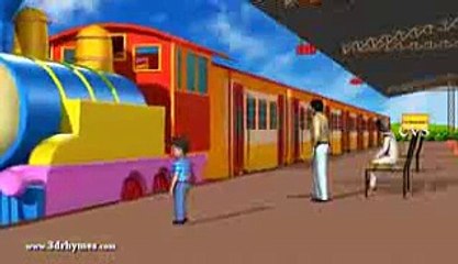 Chuku chuku railu vastundi - 3D Animation Telugu Rhymes for children with lyrics