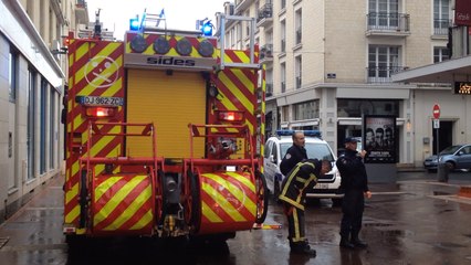 Intervention des pompiers pour un dégagement de fumée aux Galeries