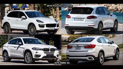 2016 BMW X6 VS Porsche Cayenne DESIGN