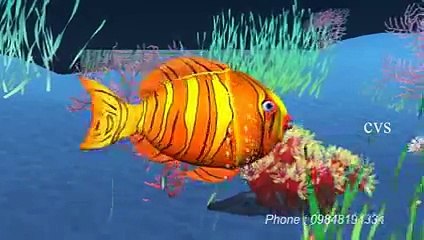 Machli jal ki rani hai  - Fish 3D Animation Hindi Nursery rhymes for children ( Hindi Poem )