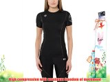 Ultrasport Women's Rainbow Compression Shirt - Black Large