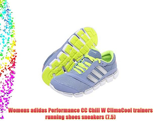 Womens adidas Performance CC Chill W ClimaCool trainers running shoes  sneakers (7.5) - video dailymotion