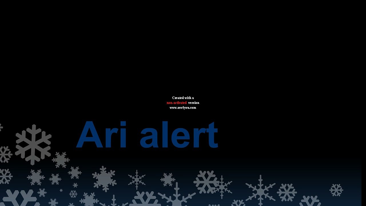 ARI ALERT