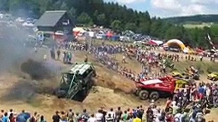 HOT crashes! The Best of Truck trial Extreme Mohelnice_Funny Video-Funny Clips