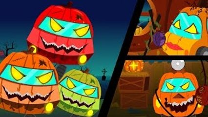 Five Little Pumpkins | Scary Rhyme | Halloween Videos For Kids