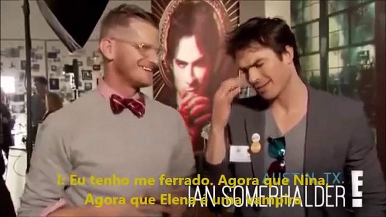 Ian Somerhalder fala sobre Vampire Diaries e Nina Dobrev